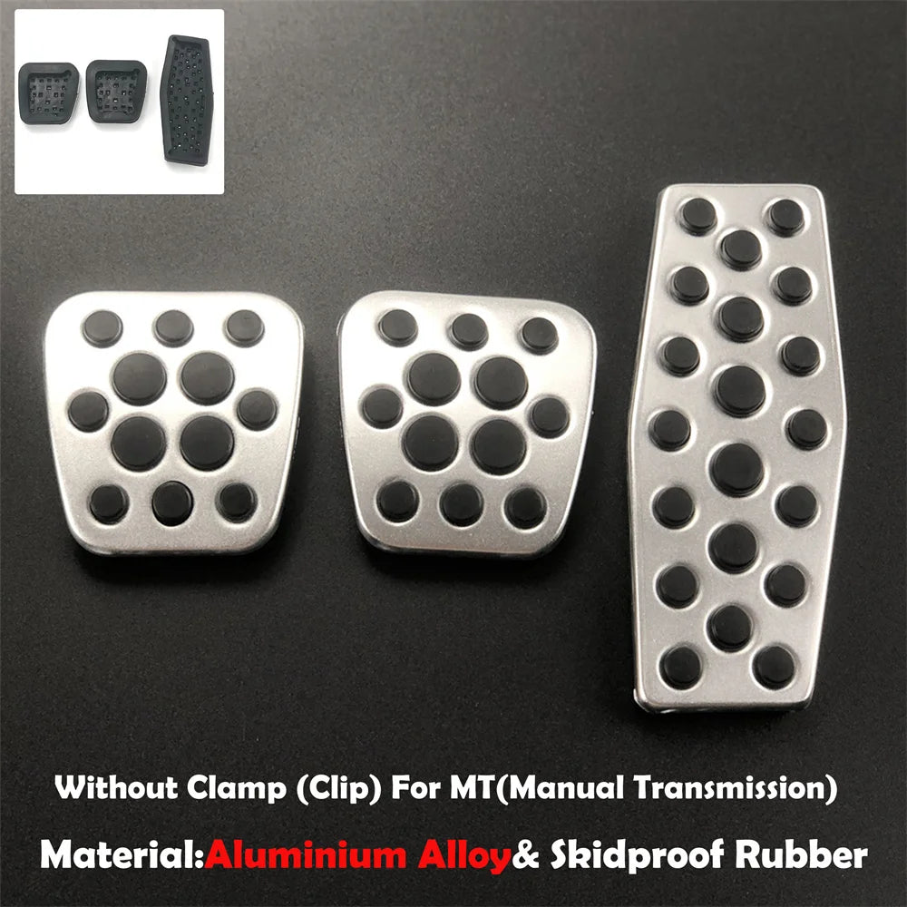 Boîtier de pédale de frein à gaz d'accélérateur en acier inoxydable, accessoires de voiture pour Opel Mokka ASTRA J H GTC Insignia Vauxhall Insigni