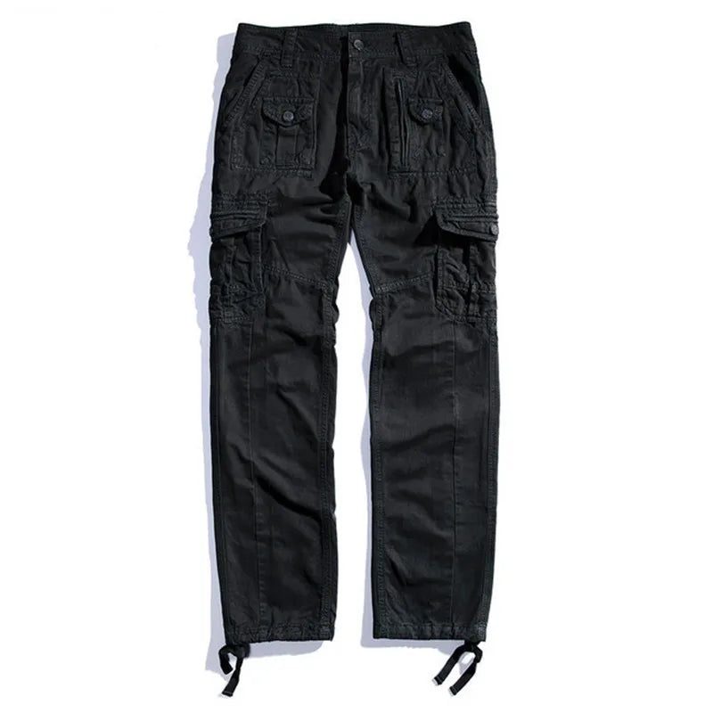 Pantalon militaire pour hommes, pantalon Cargo tactique en coton, multi-poches, pantalon d'extérieur décontracté, grande taille 44, printemps-automne, 2023
