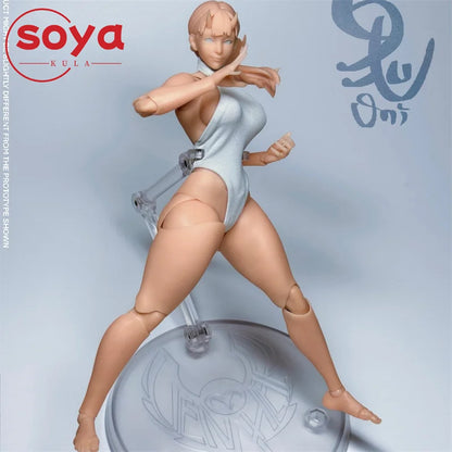 【2026 Q2】COWL VENCHAR CP01 Figurine Super Flexible Girl Ghost à l'échelle 1/12 de 15,9 cm avec tête sculptée interchangeable pour collection