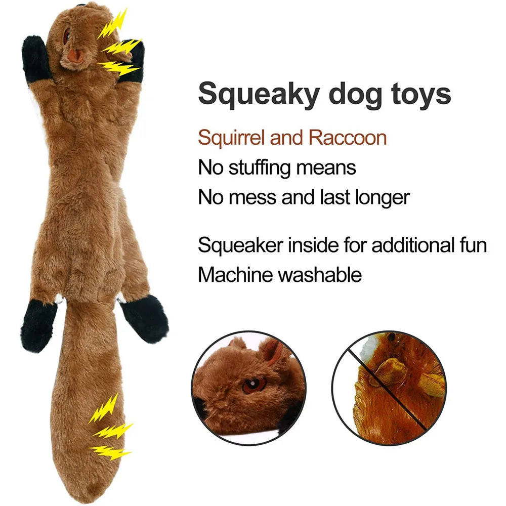 Jouet Animal simulé drôle pour chien, sans farce, avec couineurs, peluche Durable, jouet à mâcher pour chien grinçant, jouet froissé pour animaux de compagnie