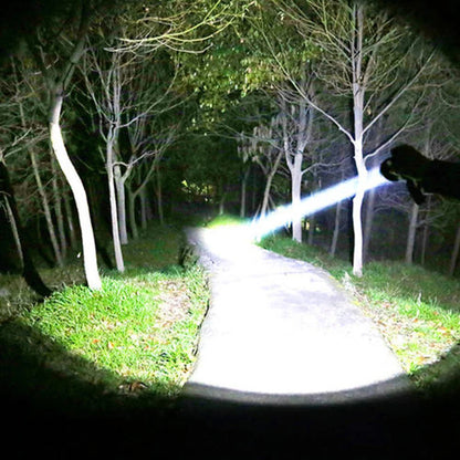 XGardens-Lampe de poche LED aste USB, lanterne en aluminium, fonction Powerbank, torche, batterie 18650 ou 26650, haute qualité, 90.2, 4 cœurs