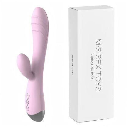 Vibromasseur lapin puissant pour femmes, stimulateur de Clitoris, point G, masseur vaginal, gode, masturbateur féminin, baguette AV, jouet sexuel pour adulte de 18 ans et plus