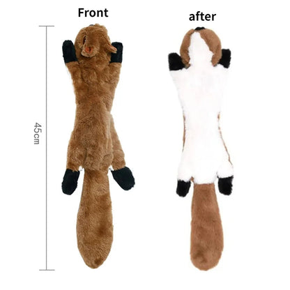 Jouet Animal simulé drôle pour chien, sans farce, avec couineurs, peluche Durable, jouet à mâcher pour chien grinçant, jouet froissé pour animaux de compagnie