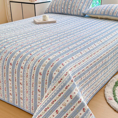 Bonenjoy-Couvre-lit 100% coton, 1 pièce, linge de lit matelassé, drap de lit doux pour la peau, sans taie d'oreiller