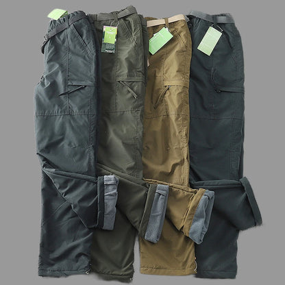 Pantalon cargo épais et chaud pour homme, pantalon militaire long en velours, décontracté, tactique, nouvelle collection hiver 2023