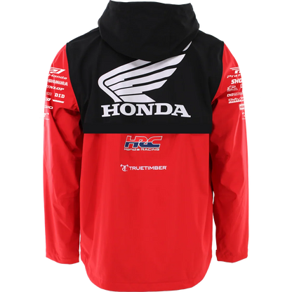 Honda TrueTimber Veste coupe-vent légère rouge et noire pour hommes et femmes HRC Vêtements de cyclisme en plein air HONDA MOTO Moto Jack