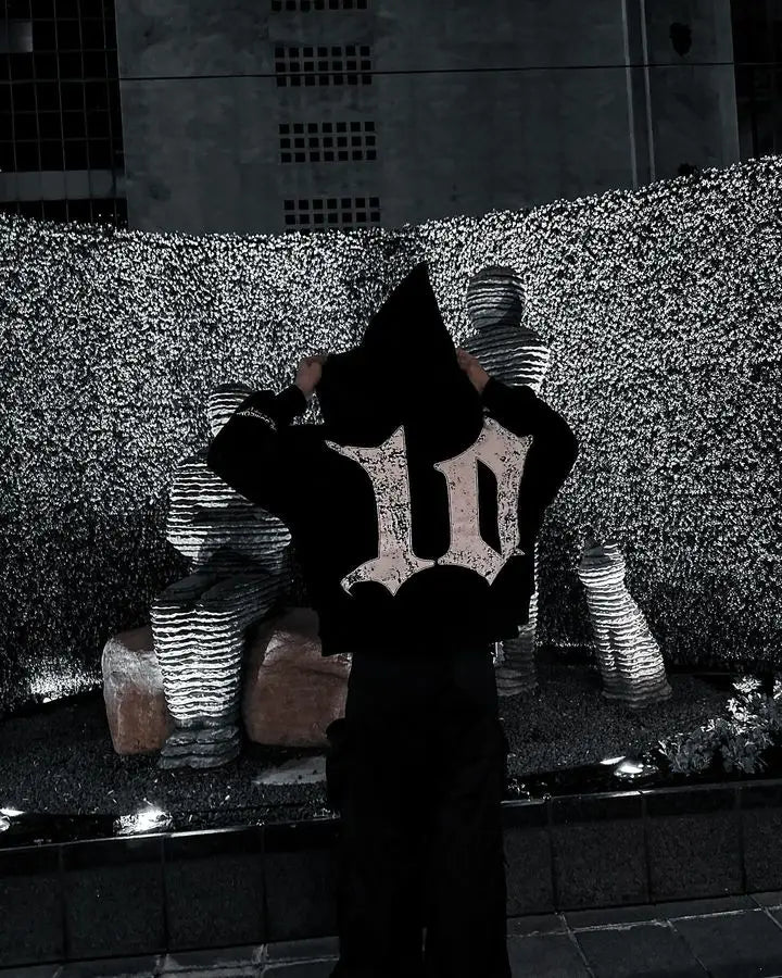 Sweats à capuche zippés streetwear hommes vêtements femmes Y2K Harajuku gothique patchwork surdimensionné brodé sweats à capuche rétro noirs