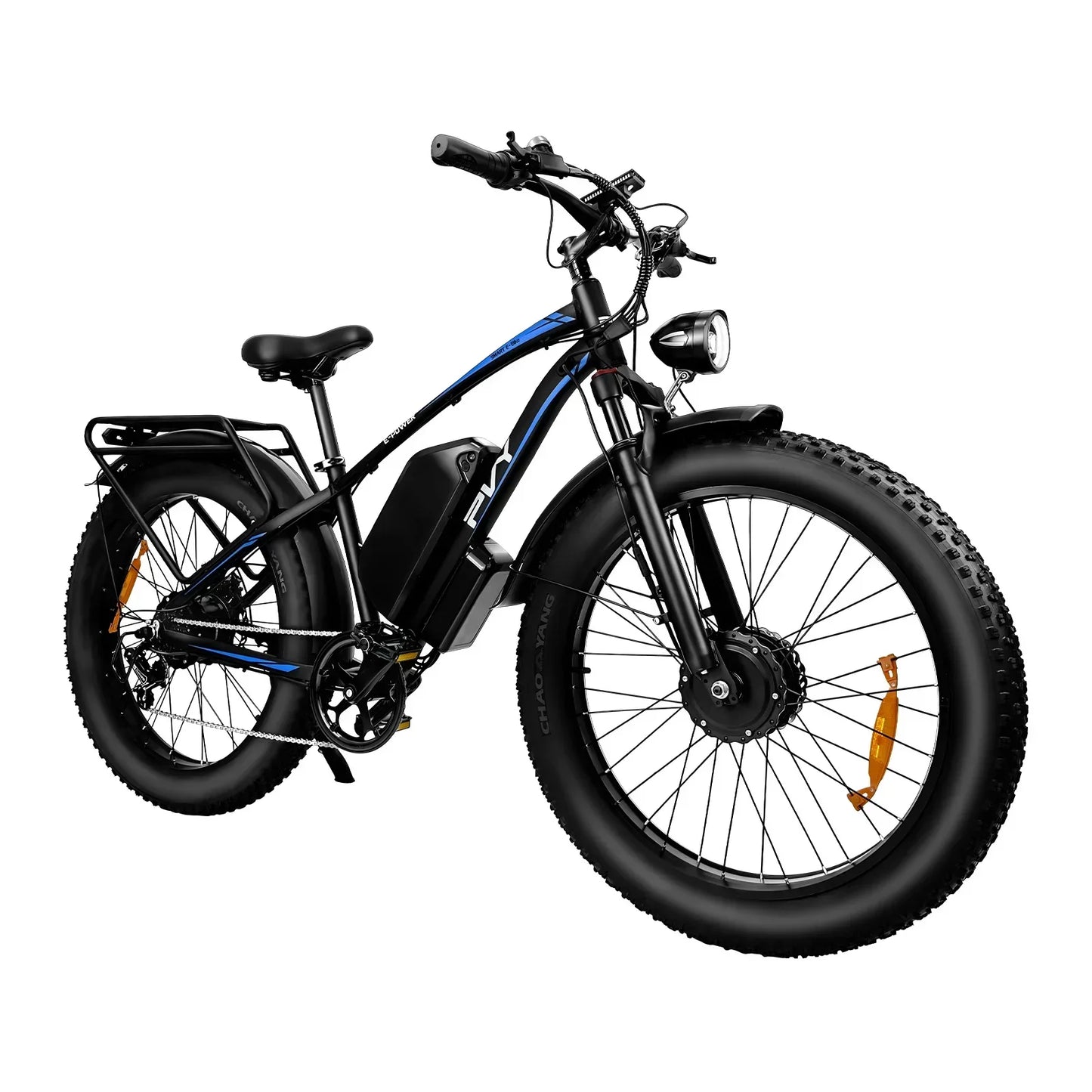 PVY MAX26 vélo électrique adulte 1200W * 2 moteur ville vélo électrique 48V 25Ah batterie e-bike 26 pouces gros pneu Ebike