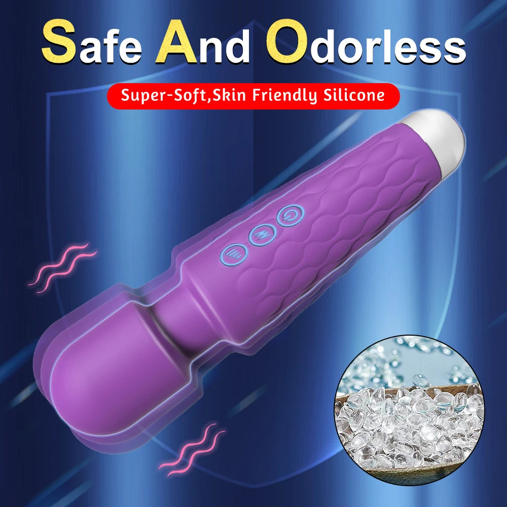 Vibromasseur AV vibrant puissant, baguette magique, stimulateur de Clitoris, jouets sexuels pour femmes, masseur de point G, produit érotique sexuel féminin adulte