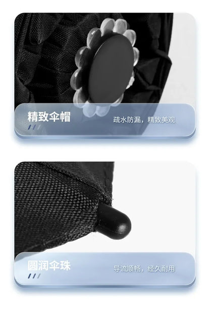 Parapluie anti-tempête 80 Bone pour hommes et femmes, pliage automatique, grand parapluie coupe-vent imperméable, parapluies anti-ultraviolets