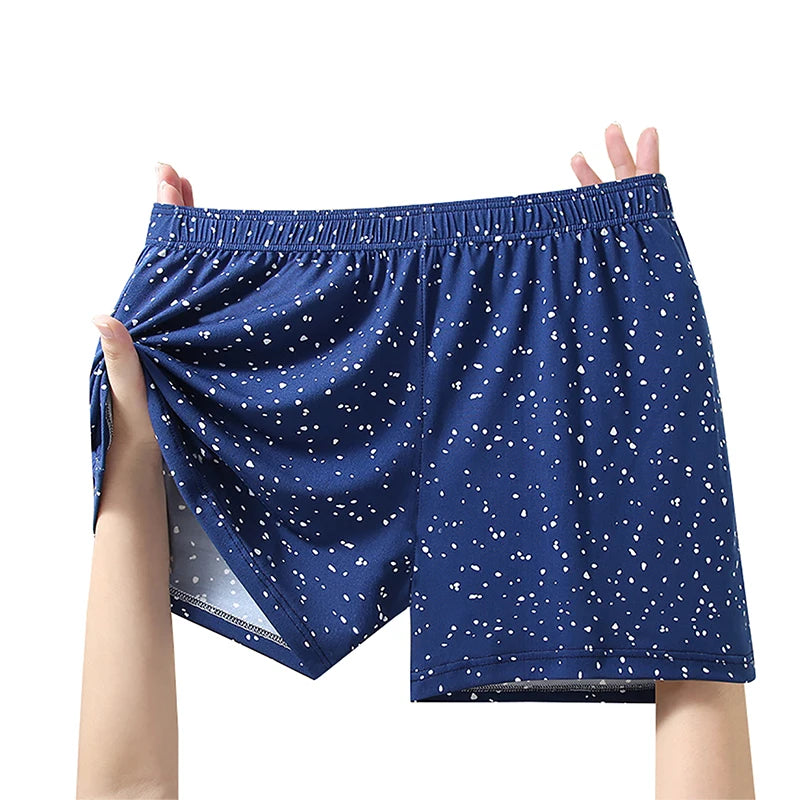 5 pièces nouveau Style hommes culottes hommes à pois Aro pantalon avec coins plats doux pour la peau gros pantalon respirant hommes sous-vêtements