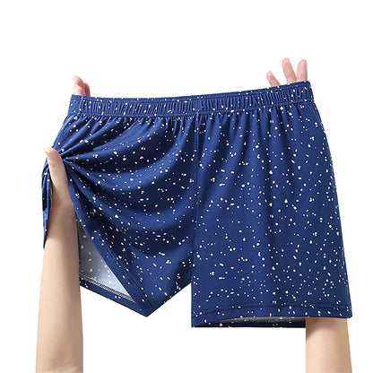 5 pièces nouveau Style hommes culottes hommes à pois Aro pantalon avec coins plats doux pour la peau gros pantalon respirant hommes sous-vêtements