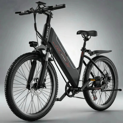 Vélo électrique à moteur 500W, batterie 48V10AH efficace et sûre, adapté aux adultes pour voyager autour de vélos haute performance