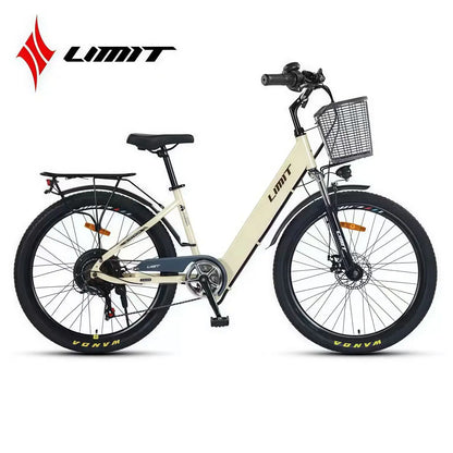 Nouveau Vélo électrique de ville adulte 26 pouces 48V 10AH gamme de batterie amovible 25/h vélo de ville pour femmes