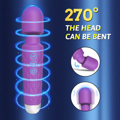 Vibromasseur AV vibrant puissant, baguette magique, stimulateur de Clitoris, jouets sexuels pour femmes, masseur de point G, produit érotique sexuel féminin adulte