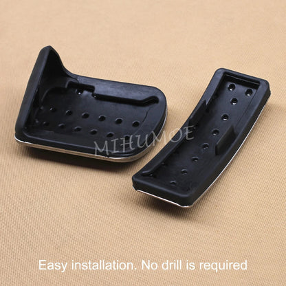 Couvre-pédales de frein à gaz en acier inoxydable, pour Mercedes-Benz A B GLA CLA M GLE GL GLS classe W176 W246 XACHC177 W166 C292 X166