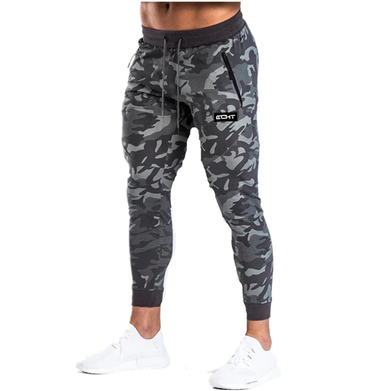 New Men's Running Pants Sweatpants Fitness Joggers 2024Spring Male printing gym fitness Long Pants Sports Pants man Sweatpants
