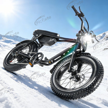 Vélo électrique CMACEWHEEL K20 eBIKE Peak 1000W, 48V15Ah, pneus larges, 20 pouces, VTT électrique pour adultes