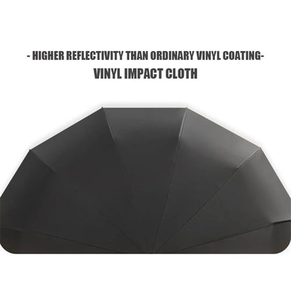 Parapluie 12 baleines grand parapluie résistant entièrement automatique pluie hommes femmes coupe-vent grand 3 parapluies pliants parasol cadeau