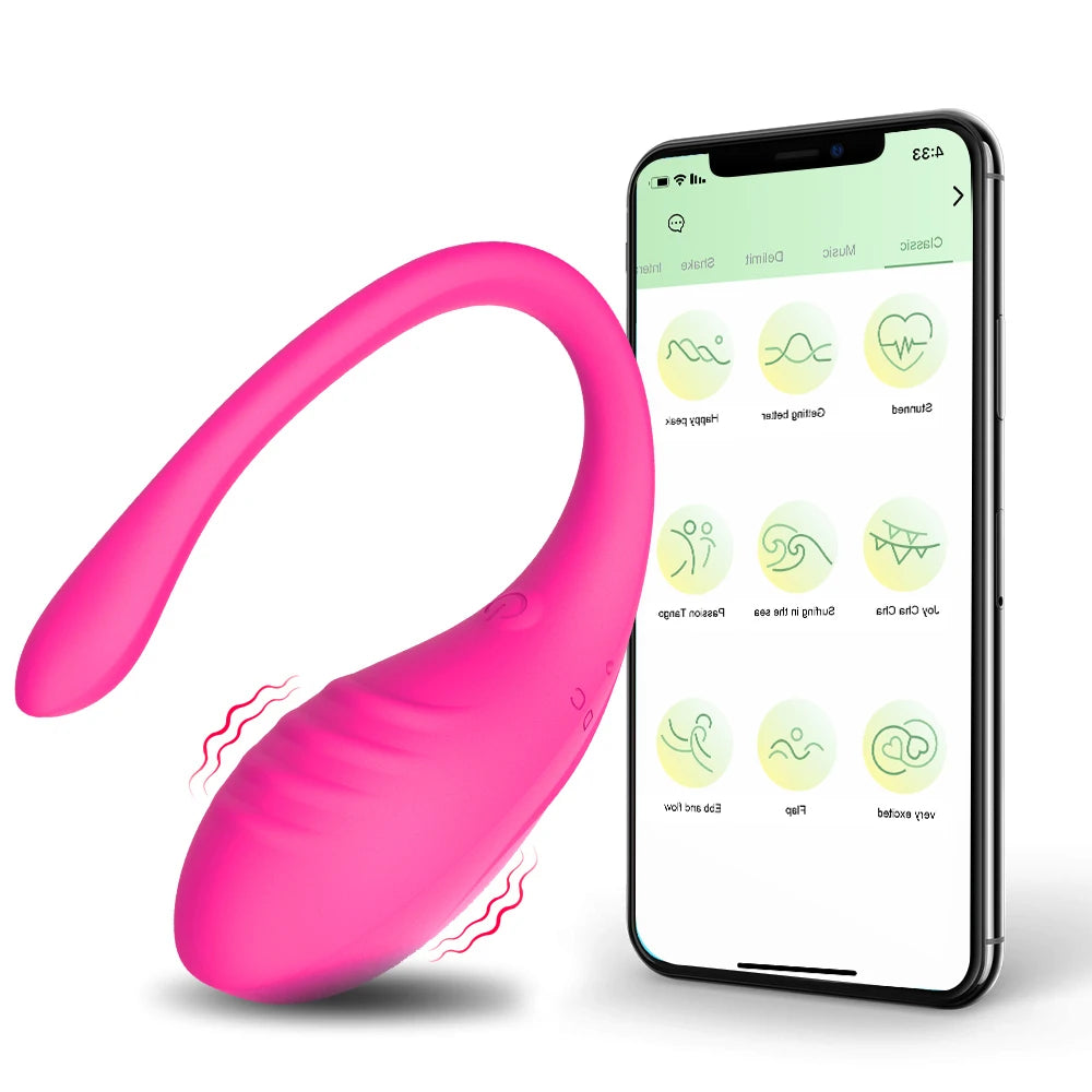 Vibrateurs vaginaux contrôlés par application à 9 vitesses, point G, Anal, vibromasseur à œufs, stimulateur portable, jouets sexuels pour femmes et Couples