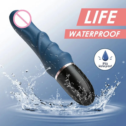Vibromasseur en Silicone souple, 10 Modes, grand gode masseur, masturbateur féminin pour Couples, stimulateur clitoridien du point G, jouets sexuels pour femmes