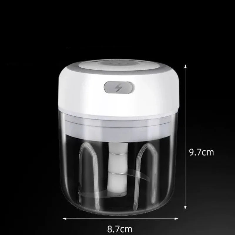 Hachoir à ail électrique de 250ML, hachoir à légumes, hachoir alimentaire, Mini hachoir à oignon USB, petit robot culinaire Portable