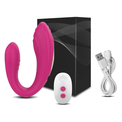 Vibromasseur de Type U télécommandé pour femmes, stimulation du Clitoris, point G, Massage vaginal, Masturbation féminine, jouets sexuels pour Couple
