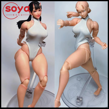【2026 Q2】COWL VENCHAR CP01 Figurine Super Flexible Girl Ghost à l'échelle 1/12 de 15,9 cm avec tête sculptée interchangeable pour collection