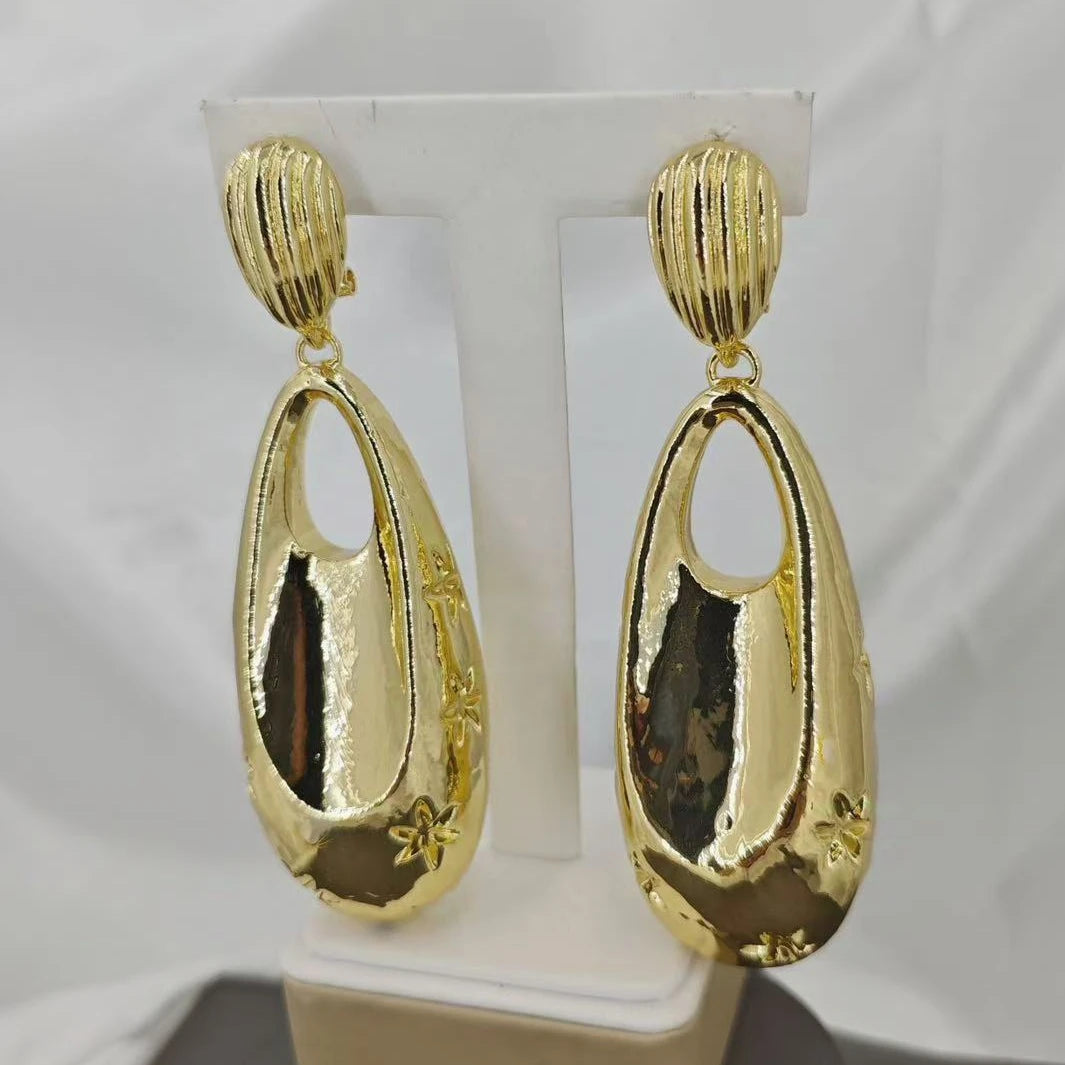 Boucles d'oreilles chimicates pour femmes, accessoires délicats, bijoux de luxe pour dames, cadeau de fête de mariage africain, nouveau
