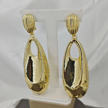 Boucles d'oreilles chimicates pour femmes, accessoires délicats, bijoux de luxe pour dames, cadeau de fête de mariage africain, nouveau