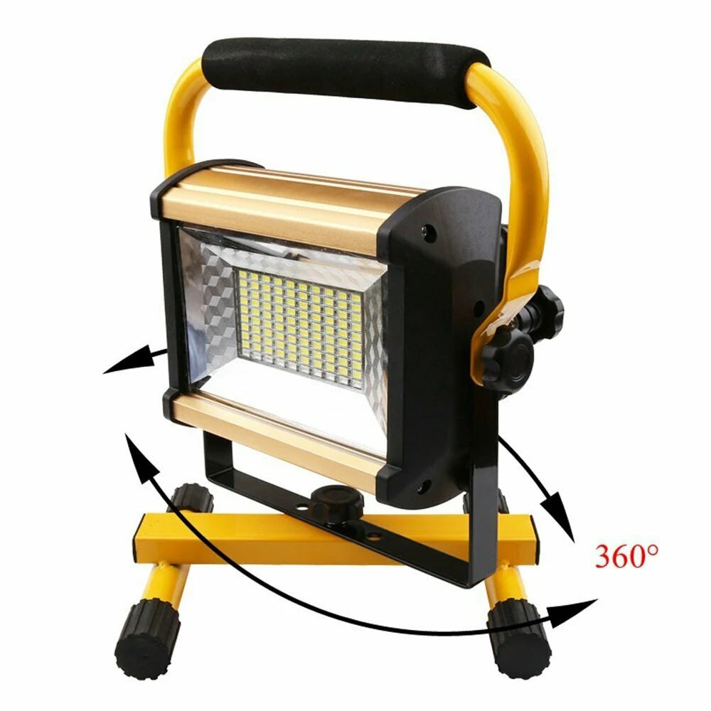 100W étanche projecteur extérieur réflecteur LED projecteur externe RGB projecteur projecteur Batteries rechargeables