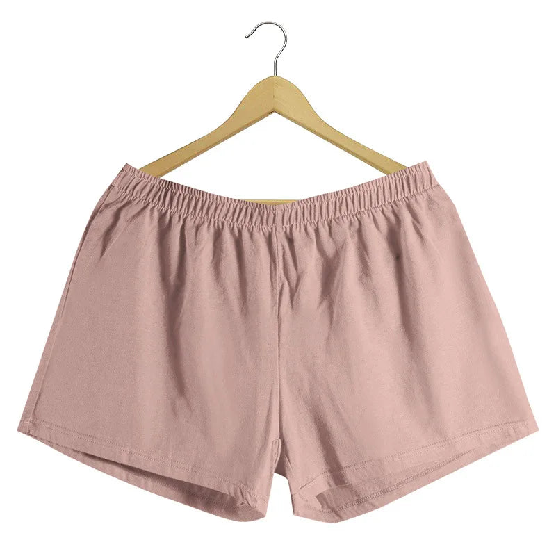 Pantalon en forme de flèche pour homme, caleçon d'été 100% coton, boxer grande taille, vêtements de nuit respirants pour jeunes