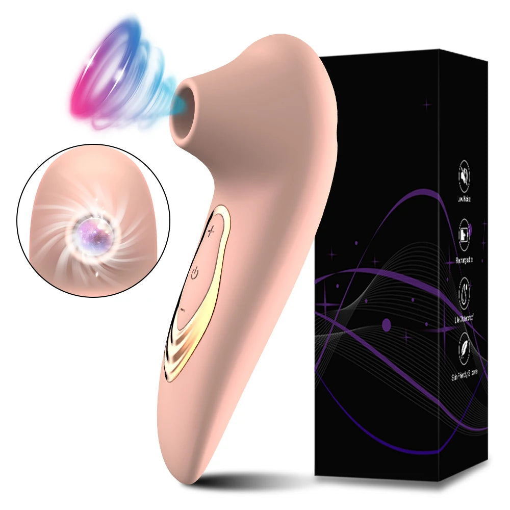 Vibromasseur puissant pour Clitoris et mamelon, succion de langue, léchage Oral vibrant, masturbateur vaginal, jouets Sexy pour femmes adultes
