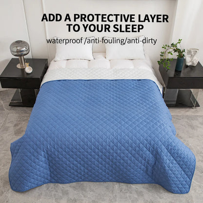 Housse de protection de lit imperméable pour chien, couverture pour meubles, housse de canapé pour chien et chat, coussin d'urine anti-saleté, couvre-lit matelassé