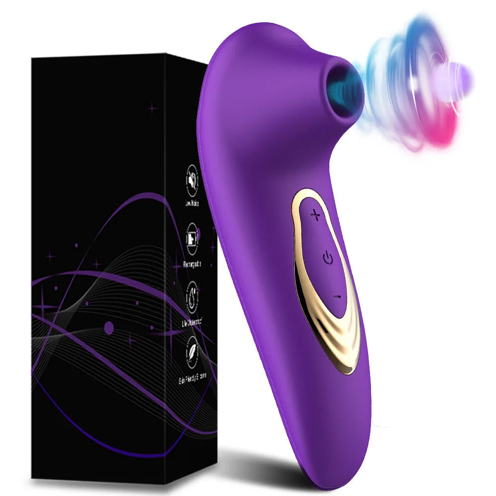 Vibromasseur puissant pour Clitoris et mamelon, succion de langue, léchage Oral vibrant, masturbateur vaginal, jouets Sexy pour femmes adultes