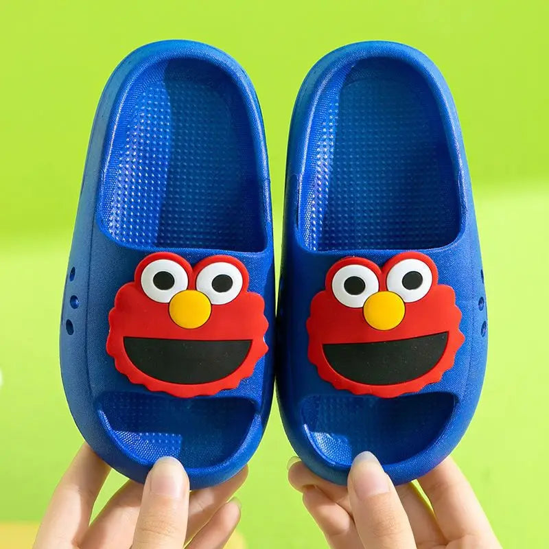 EVA – pantoufles pour enfants, chaussures de dessin animé mignon pour garçons et filles, sandales d'été pour parents et enfants moyens et grands