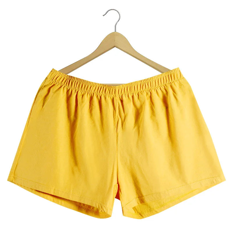 Pantalon en forme de flèche pour homme, caleçon d'été 100% coton, boxer grande taille, vêtements de nuit respirants pour jeunes