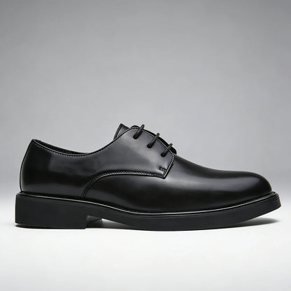 Chaussures habillées classiques pour hommes, chaussures Derby à lacets, chaussures formelles de bureau en cuir, antidérapantes, résistantes à l'usure, chaussures décontractées quotidiennes