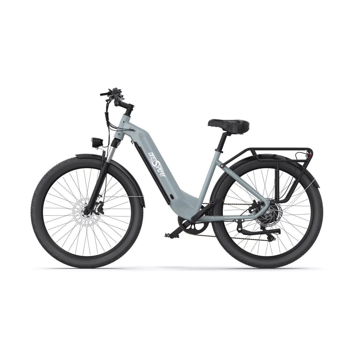 Vélo électrique adulte ONESPORT OT05, moteur 250W, batterie 36V18.2Ah, pneus 27,5 pouces, vélo électrique pour trajets urbains