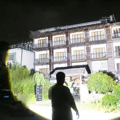 Mise à niveau 1000000 LM lampes de poche Led puissantes rechargeables 600W lampes de poche haute puissance Zoom torche longue portée 3500m tactique Lantren