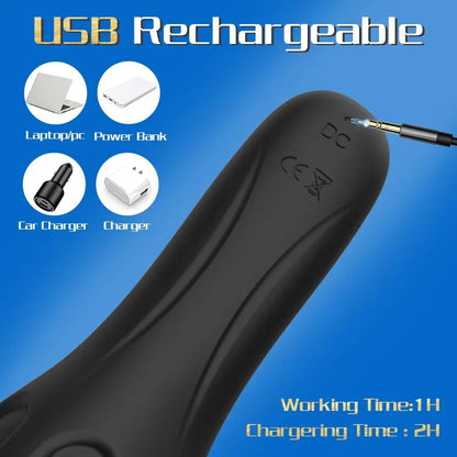 Masseur électrique stimulateur de gland, masturbateur masculin, entraîneur de retardement de l'éjaculation, vibrateur 10 modes, jouet sexuel automatique pour orgasme oral, jouets sexuels pour adultes gays