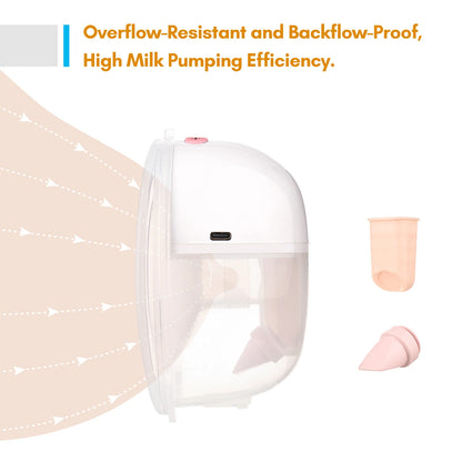 Tire-lait Portable mains libres, électrique, Portable, collecteur de lait d'allaitement sans BPA