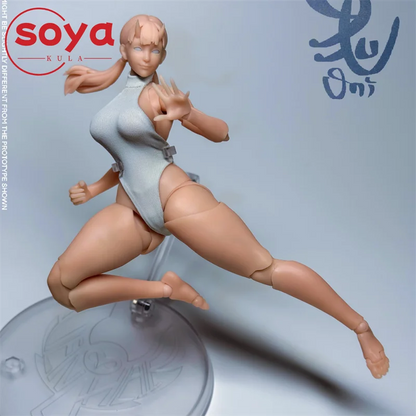 【2026 Q2】COWL VENCHAR CP01 Figurine Super Flexible Girl Ghost à l'échelle 1/12 de 15,9 cm avec tête sculptée interchangeable pour collection
