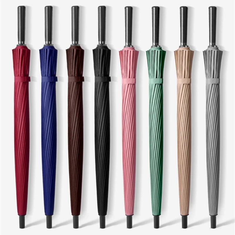 Large Umbrella Rain Cover Rain Gear Easily to Carry 24 Ribs Business Umbrella Drop Shipping