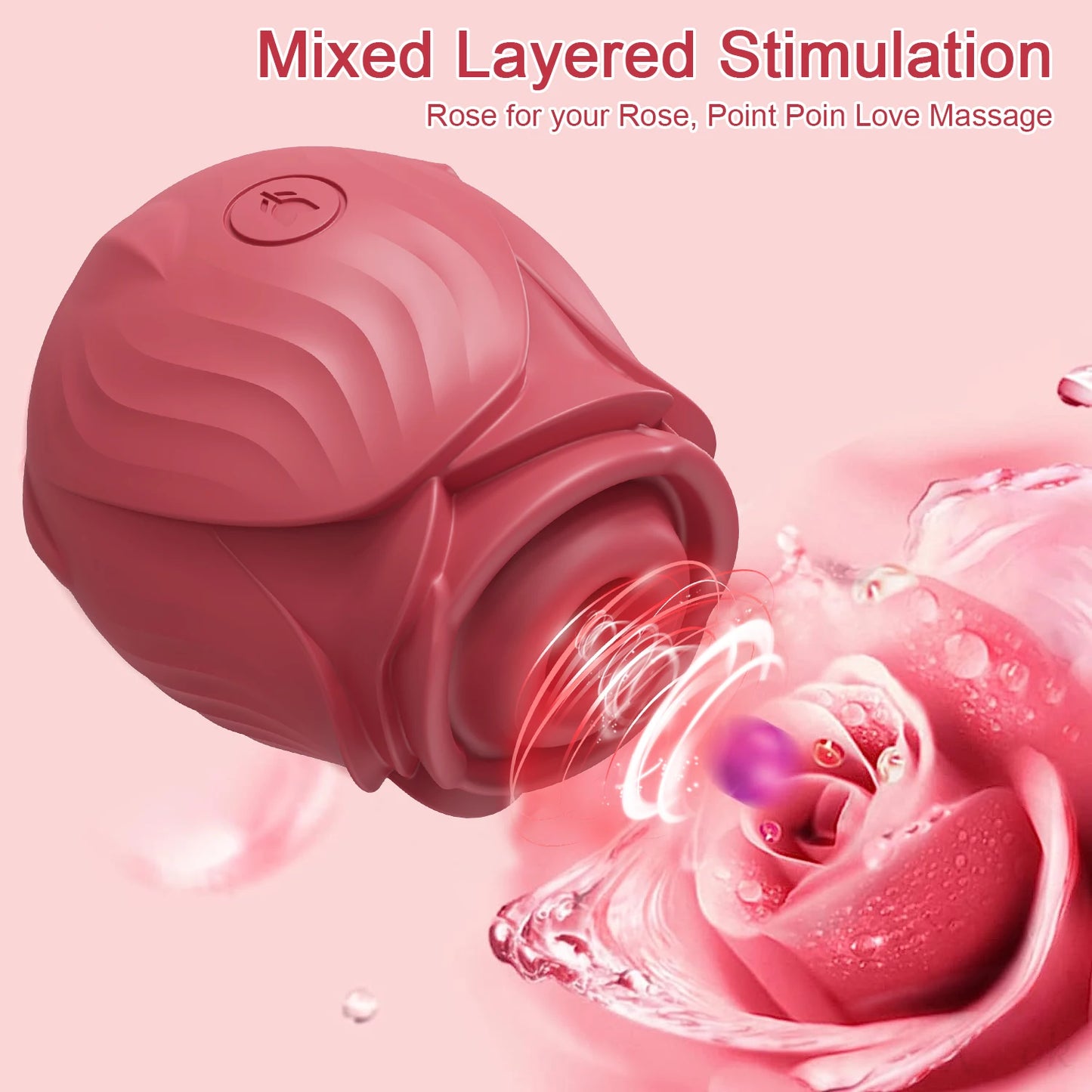Jouet vibrateur Rose à succion puissant pour femmes, stimulateur sous vide, mamelon Oral, ventouse de clitoris, jouets sexuels féminins, produits pour femmes adultes