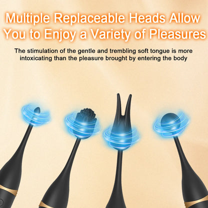 Vibromasseur 3 en 1, 10 modes de précision, haute fréquence, point G, mamelon clitoridien, Micro barre vibrante, jouets pour adultes, jouets sexuels pour Couple féminin