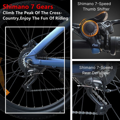 HUANCI Q5 vélo électrique 2000W vélos électriques 27.5 pouces vélo électrique 48V 20AH vélo électrique e vélo montagne adultes ebike fatbike