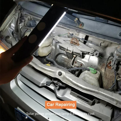 Lampes de poche LED lampe de travail rechargeable avec base magnétique et crochet de suspension 3 modes projecteur pour gril de réparation de voiture utilisation en extérieur