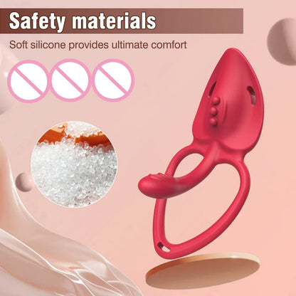 Vibromasseur de culotte portable, anneau de pénis vibrant, télécommande avec application, stimulateur clitoridien, jouets sexuels pour adultes pour femmes et hommes