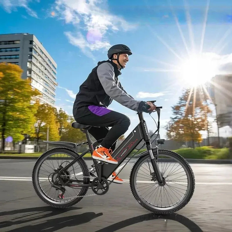 Vélo électrique à moteur 500W, batterie 48V10AH efficace et sûre, adapté aux adultes pour voyager autour de vélos haute performance